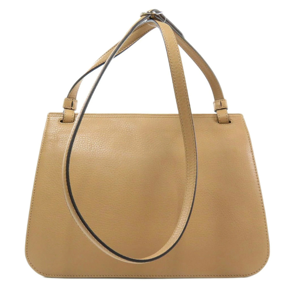 Gucci Shoulder Daily Calfskin Bamboo Bag Black